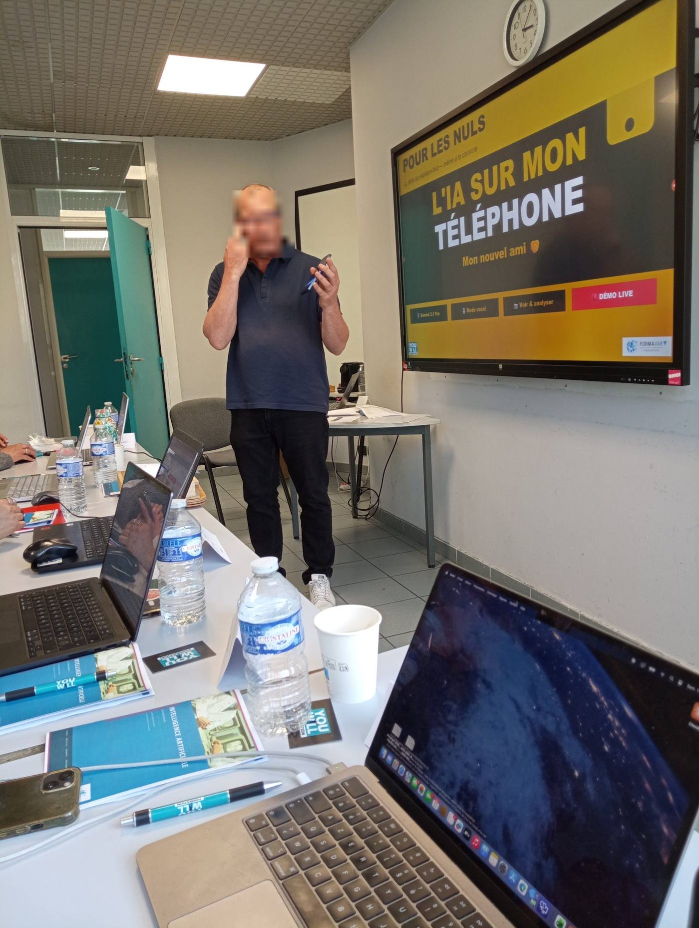 Formation IA sur mobile — démo live